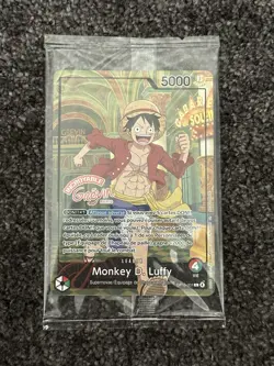 One Piece Card Luffy OP13-001 X Museum Grevin Promo New Paris Exclusive - Image 1