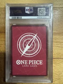 One Piece Card Game OP01 Monkey D. Luffy Leader Alt Art Holo PSA 10 JP - Image 2