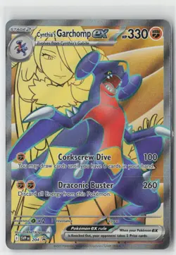 Cynthia's Garchomp ex Holo Promo SV: Scarlet & Violet Promo Cards 204 NM - Image 1