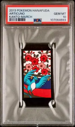 Articuno Pokemon Hanafuda 2013 Graded Pokemon Card - PSA 10 - Image 1