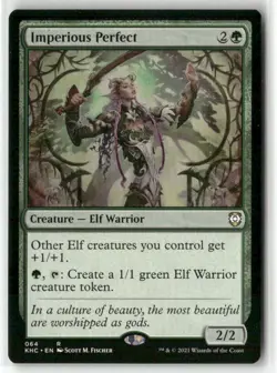 Imperious Perfect Normal R Commander: Kaldheim 64 NM - Image 1
