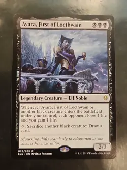 Ayara, First of Locthwain Promo Pack: Throne of Eldraine Regular - Image 2