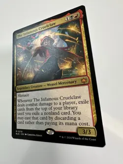 MTG TCG The Infamous Cruelclaw Bloomburrow Regular - Image 2