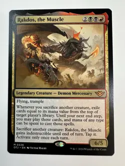 MTG TCG Rakdos, the Muscle Outlaws of Thunder Junction Regular - Image 1