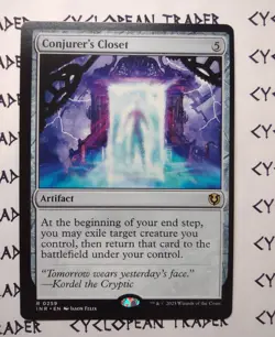 CONJURER'S CLOSET x1 mtg OFFCENTER Innistrad Remastered 1 Rare - Image 1