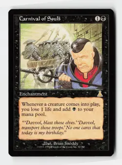 Carnival of Souls Rare Urza's Destiny Magic: The Gathering Cards - Image 1