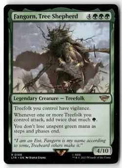 Fangorn, Tree Shepherd 166 The Lord of the Rings: Tales of Middle-earth MTG NM - Image 1