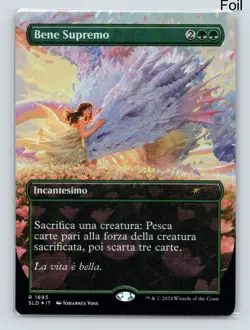MTG Greater Good (Italian) Bene Supremo (Rainbow Foil) Foil Secret Lair 1693 NM - Image 1
