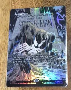Reanimate - 0020 - M - Borderless - Foil - Marvel's Spider-Man - MTG - Image 1