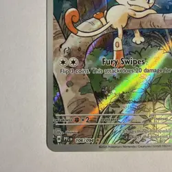 Meowth 106/094 Illustration Rare ME02: Phantasmal Flames Pokemon TCG NM - Image 4