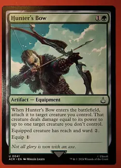 MAGIC, MTG: HUNTER'S BOW/ACR /UNCOMMON #0041/ NM, REGULAR FINISH - Image 1
