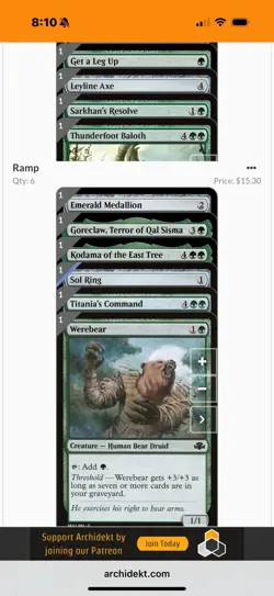 Ayula, Queen Among Bears BEAR TRIBAL Magic MTG Custom Commander Deck - Image 4