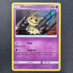 Mimikyu 58/145 - Sun Moon Guardians Rising - Holo Rare Pokemon TCG English Card - Image 1