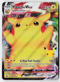 Pokemon Pikachu VMAX - SWSH062 - Holo Promo Sword & Shield Promo Holo NM - Image 1