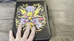 Pokemon Inspired Trading Card Binder Case 400 Slots Expandable Zapdos Design - Image 2