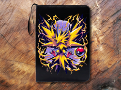 Pokemon Inspired Trading Card Binder Case 400 Slots Expandable Zapdos Design - Image 4