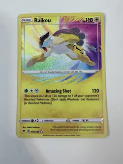 NM Raikou 050/185 Vivid Voltage Amazing Rare Pokemon - Image 1