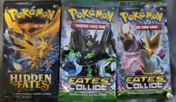 Pokemon Hidden Fate & Fate Collide Booster Packs - Image 1