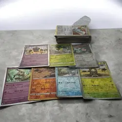 58‑Card Pokemon Lot – Includes 7 Holos/Reverse Holos – Clean Binder Collection - Image 1
