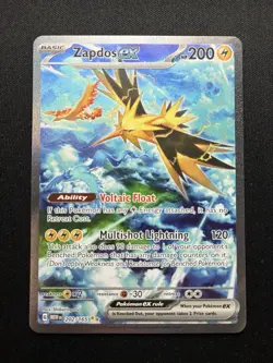 Pokemon: Zapdos ex Special Illustration Rare (SIR) 202/165 SV: 151 - Image 1