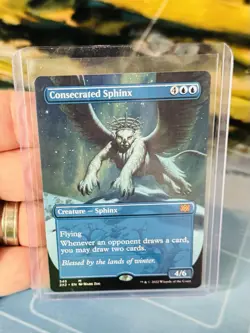 MTG Magic The Gathering Consecrated Sphinx (Borderless) - DBL M 2022 (2X2) NM NF - Image 3