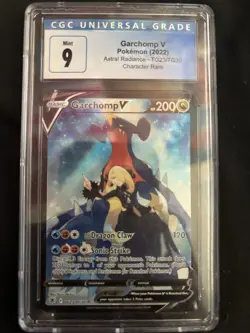 Pokemon TCG: Garchomp V TG23/TG30 Astral Radiance Trainer Gallery Holo PSA 9 - Image 4