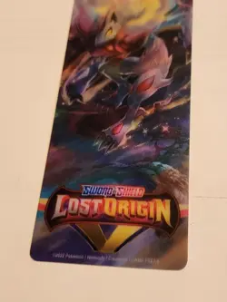 📈⚡💥 2022 Pokemon Sword & Shield Lost Origin Promo Lenticular Bookmark Holo - Image 3