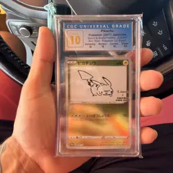 2021 Pokemon Pikachu 208/S-P Japanese Promo Reverse Yu Nagaba CGC 10 Pristine - Image 5