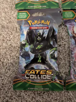 Pokemon XY Fates Collide booster pack collection: 4 Boosters Each Artwork New - Image 5