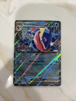 Greninja ex (Stellar Crown Stamped) Double Rare Pokemon Promo 041/142 NM - Image 1