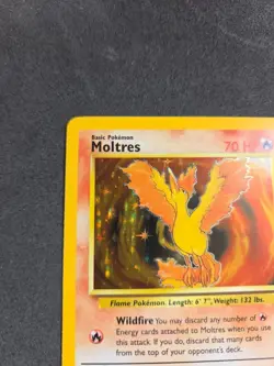 1999 Pokemon Fossil Moltres Holo 12/62 WOTC Rare LP - Vintage - Image 5