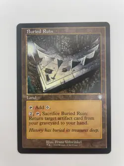 1xMTG Buried Ruin Retro Frame-The Brothers' War Commander-LP - Image 1
