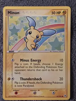 Pokemon TCG Minun 67/101 EX Hidden Legends Non Holo Common (English) - LP+ - Image 1