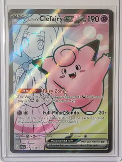 Pokemon TCG Lillie's Clefairy ex - 173/159 - SV09: Journey Together (JTG) NM - Image 1