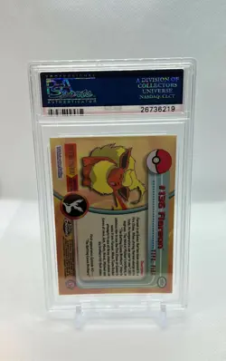 Pokemon Card - Flareon #136 - Topps Chrome - PSA 9 Mint - Image 2