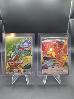Pokemon First Partner Illustration Collection Series Gen 1 Starters Set - Image 1