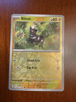 Blitzle 031/086 White Flare Reverse Holo Pokemon TCG Card - Image 1