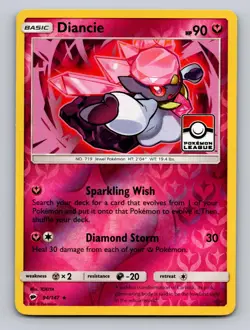 DIANCIE (POKEMON LEAGUE) 94/147 HOLO P LEAGUE & CHAMPIONSHIP CARDS POKEMON NM - Image 1