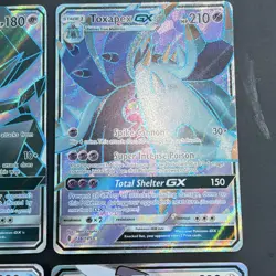 Pokemon TCG 4 Card Lot GX Full Art Holo Necrozma Toxapex Gyarados Silvally - Image 3