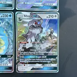 Pokemon TCG 4 Card Lot GX Full Art Holo Necrozma Toxapex Gyarados Silvally - Image 5