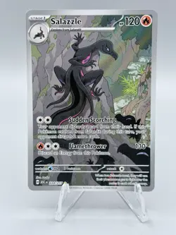 2026 Pokemon Ascended Heroes Salazzle 224/217 Illustration Rare Holo NM - Image 1