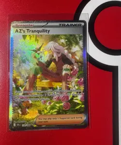 Pokemon TCG AZ's Tranquility 120/086 Surging Sparks Hyper Rare Full Art Holo EN - Image 1