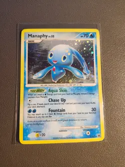 Manaphy Holo SWIRL 8/100 DP Majestic Dawn Pokemon TCG LP! Canadian Seller! - Image 1