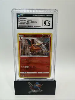 Pokemon 2022 TCG Charizard Pokemon GO 010/078 Reverse Holo CGC 9.5 - Image 3