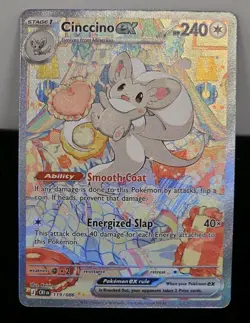 Cinccino ex 119/086 Chaos Rising SIR Near Mint English Pokemon TCG - Image 2