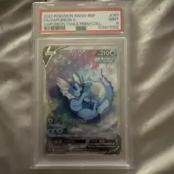 Pokemon TCG - PSA 9 - Vaporeon V SWSH181 - Sword & Shield Black Star Promo - MNT - Image 1