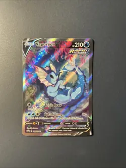 Vaporeon V SWSH181 Black Star Promo Pokemon Sword & Shield Alt Art MINT CONDITIO - Image 3