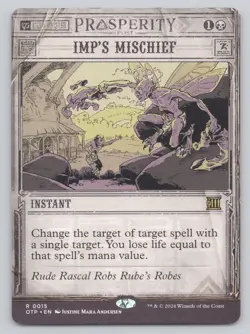 Imp's Mischief Normal R Outlaws of Thunder Junction: Breaking News 15 NM - Image 1