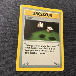 NM - Gambler - 60/62 - 1st Edition - Fossil - Pokemon Card - Image 1