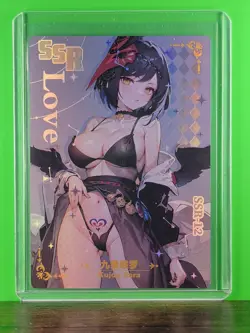 KUJOU SARA Genshin Impact Waifu Goddess Refractor Card CUSTOM MADE - Image 1
